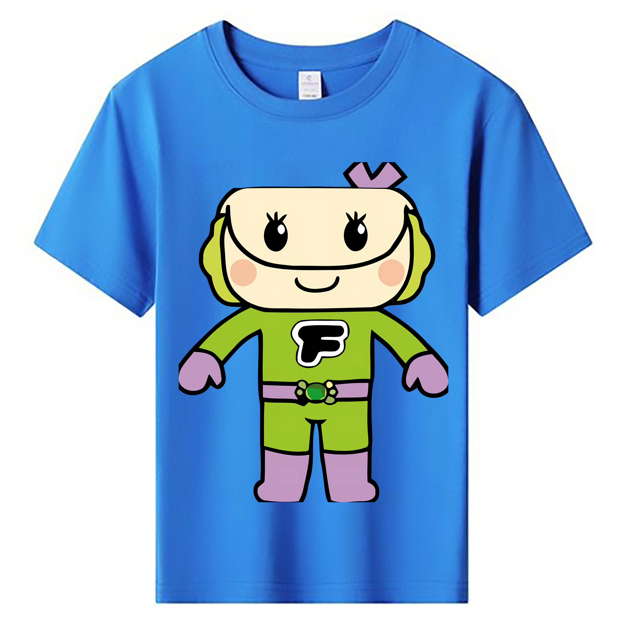 （画像用） アンパンマン Anpanman 綿100％キッズTシャツ（フロントプリント）